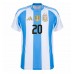 Dres Argentina Alexis Mac Allister #20 Domaci Copa America 2024 Kratak Rukav